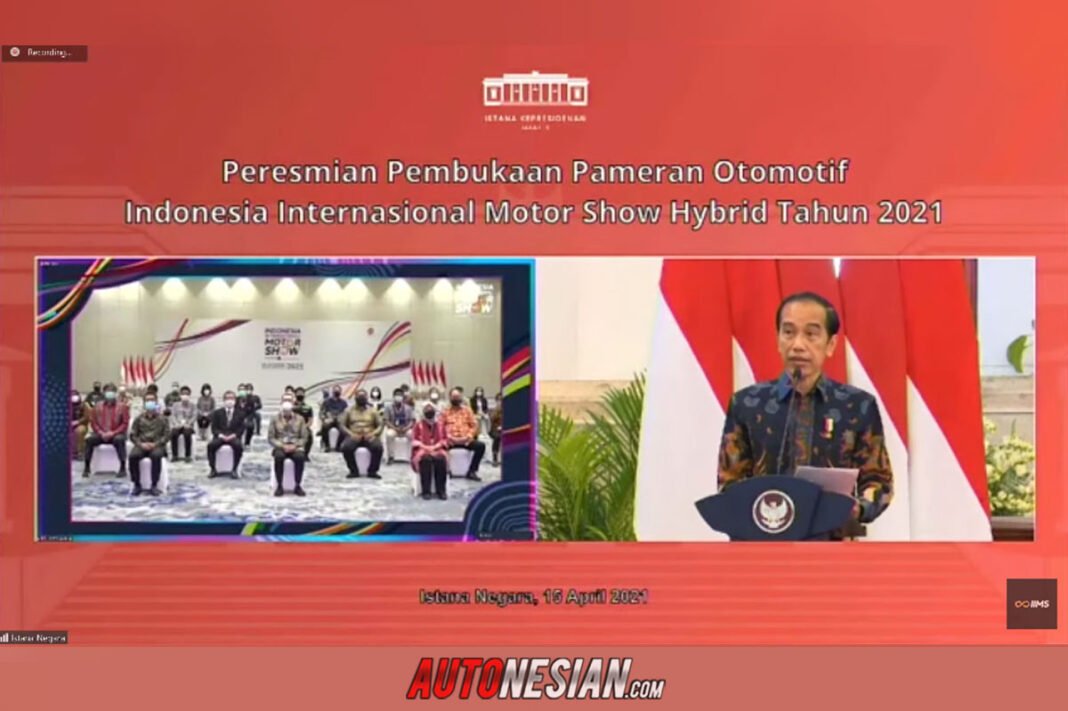 Jokowi Resmi Buka Pameran Otomotif Iims Hybrid Autonesian