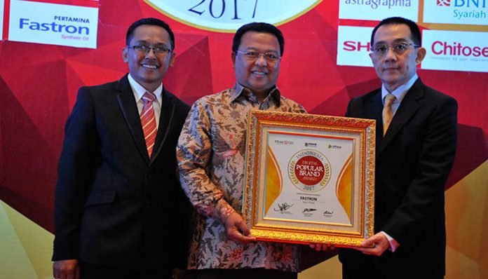 Pertamina Lubricants Fastron Kembali Boyong Digital Popular Brand Award ...