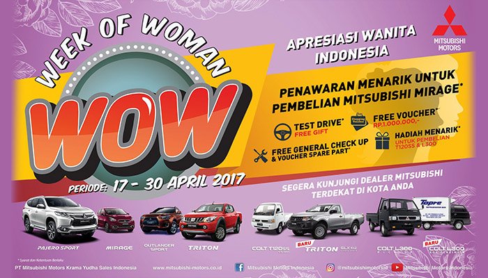 Mitsubishi Program Week of Women (WOW)