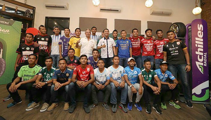 Ban Motor Corsa Resmi Sponsori 13 klub sepakbola liga 1 dan 2 di Indonesia