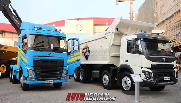 volvo-trucks-indonesia-mining-2017 Volvo Trucks FH16 610 6X4T dan FMX 440 8X4R di Indonesia Mining Expo 2017, JiExpo, Kemayoran, Jakarta
