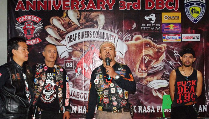 Anniversary 3rd Deaf Bikers Community Jakarta (DBCJ)
