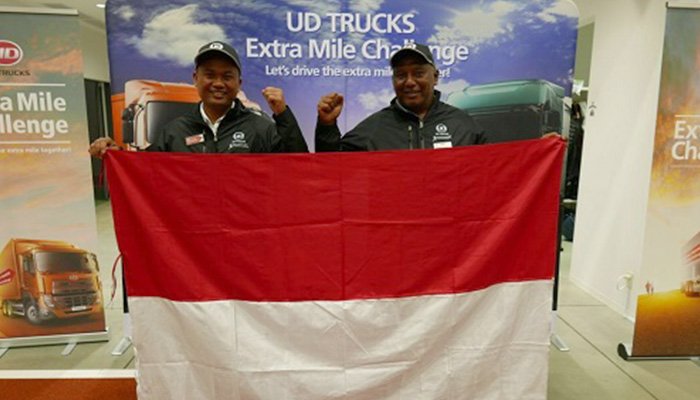 Jimmy wakili Indonesia di UD Trucks Extra mile Challenge 2017