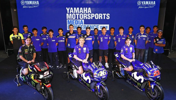 tim-yamaha-racing-musim-2018 Para Pebalap Yamaha untuk musim 2018 diperkenalkan di Yamaha Motorsport Media Conference 2018