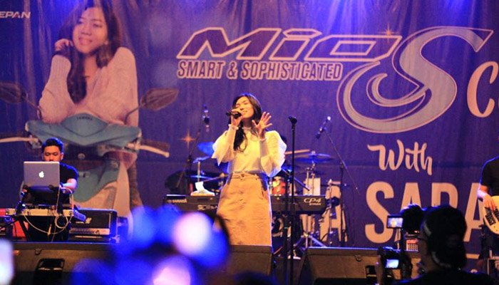 Yamaha Mio S Roadshow Concert featuring Isyana Sarasvati Sambangi kota Medan