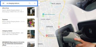 google maps stasiun pengisian kendaraan listrik Indonesia