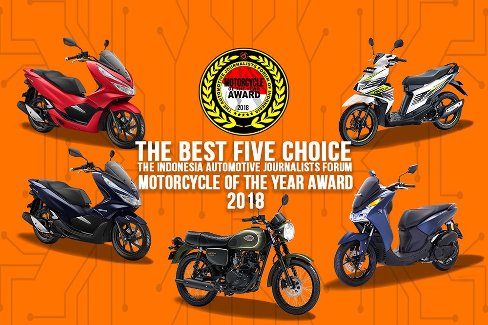 lima finalis Forwot Motorcycle of the Year 2018