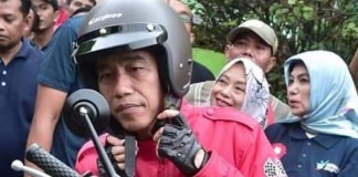 Jokowi Helm Retro Cargloss