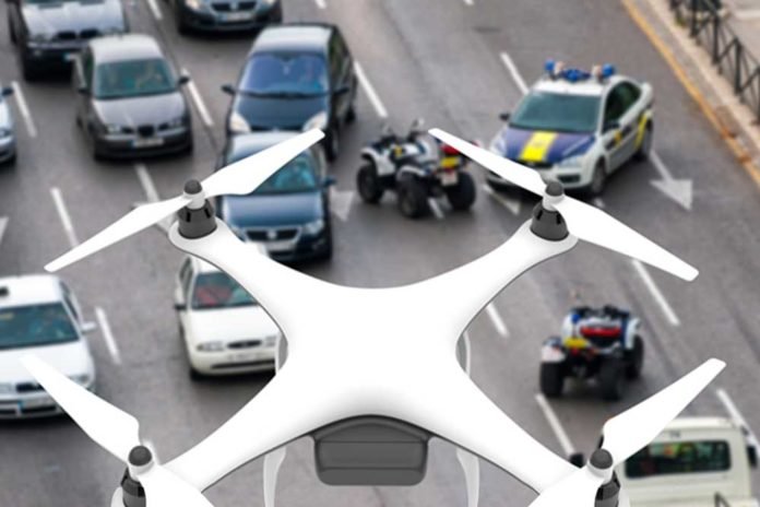 drone-traffic-control Drone pesawat tanpa awak