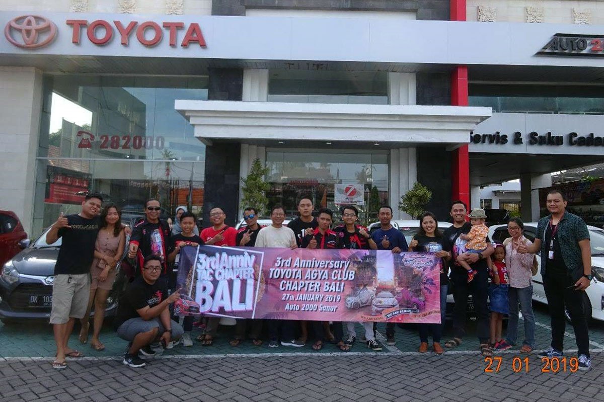 Toyota Agya Club Chapter Bali