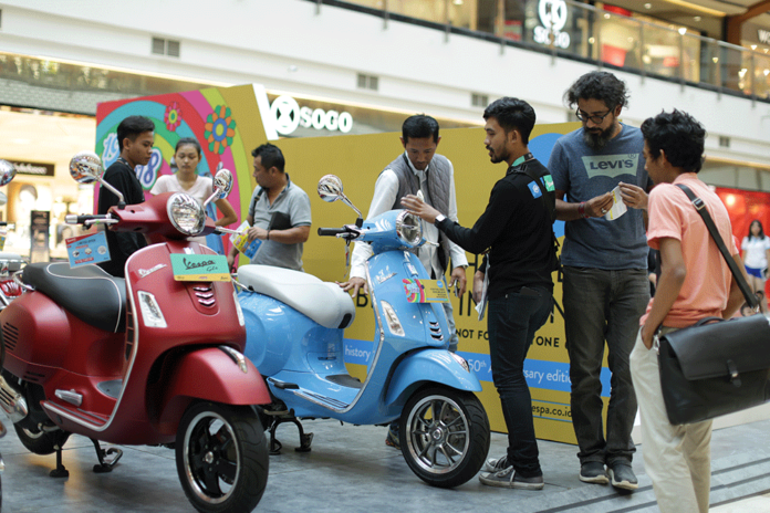 piaggio-indonesia-mall-exhibition Suasana Mall Exhibition Piaggio Indonesia