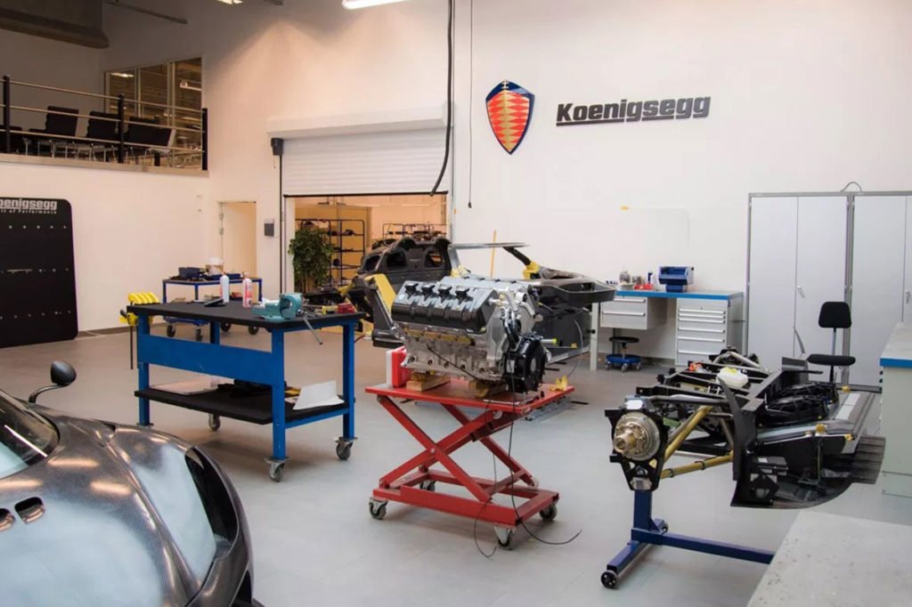 Fasilitas produksi Koenigsegg