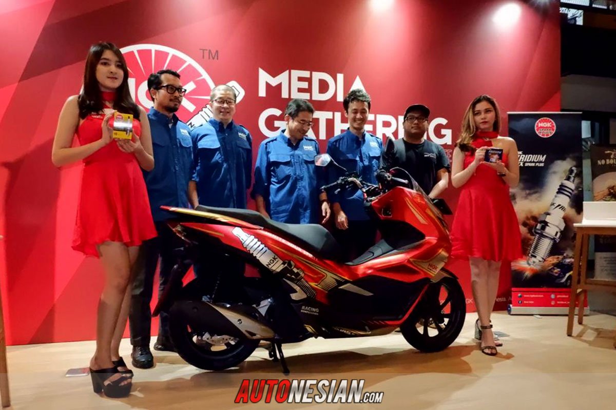 Decals Motor edisi NGK Busi Indonesia