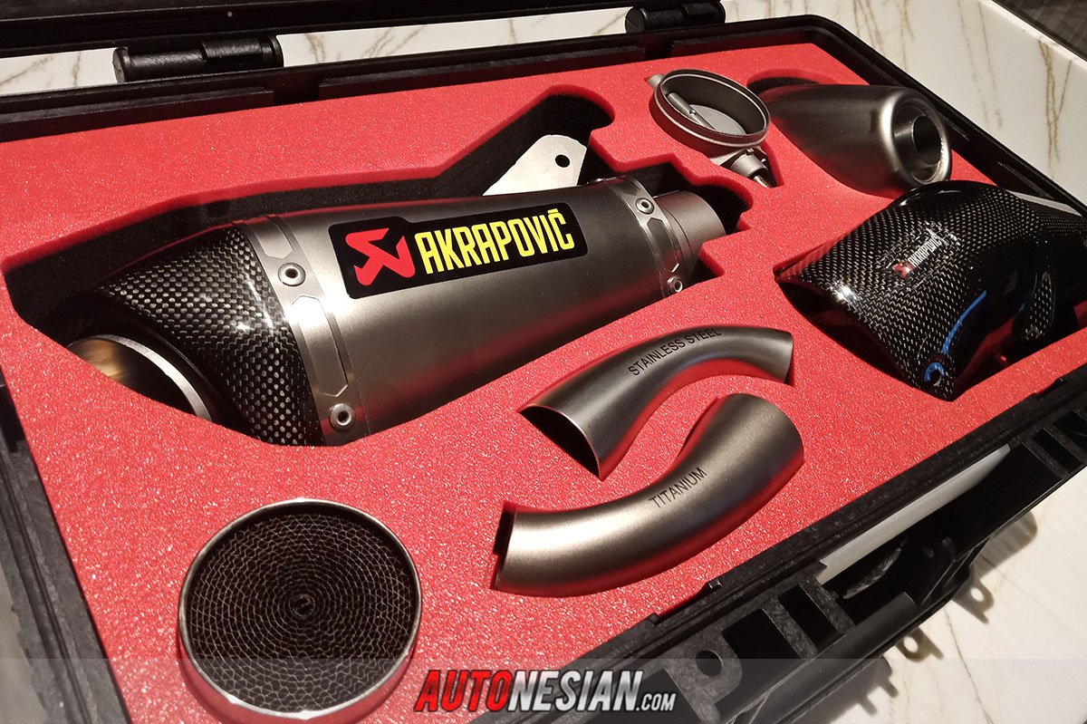 knalpot akrapovic asli