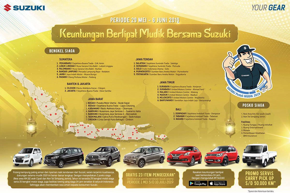 Suzuki Ketupat Mudik Ramadan 2019