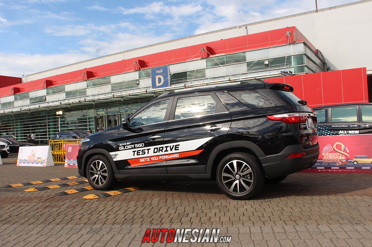 DFSK Glory 560 arena test drive telkomsel iims 2019
