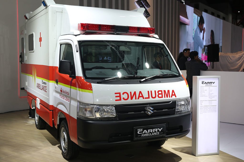 Suzuki New Carry diubah fungsi menjadi kendaraan Ambulance