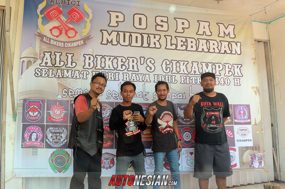 Posko Mudik All Bikers Cikampek