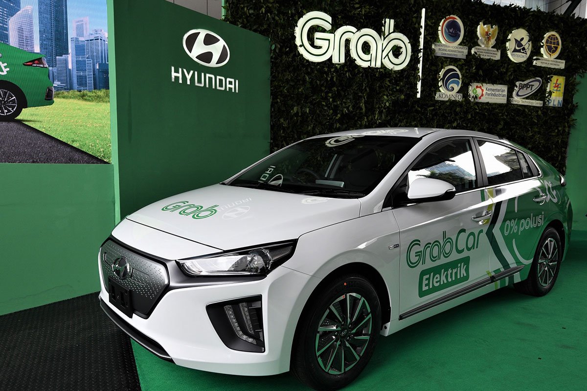 Mobil listrik Hyundai IONIQ Electric Grab Indonesia