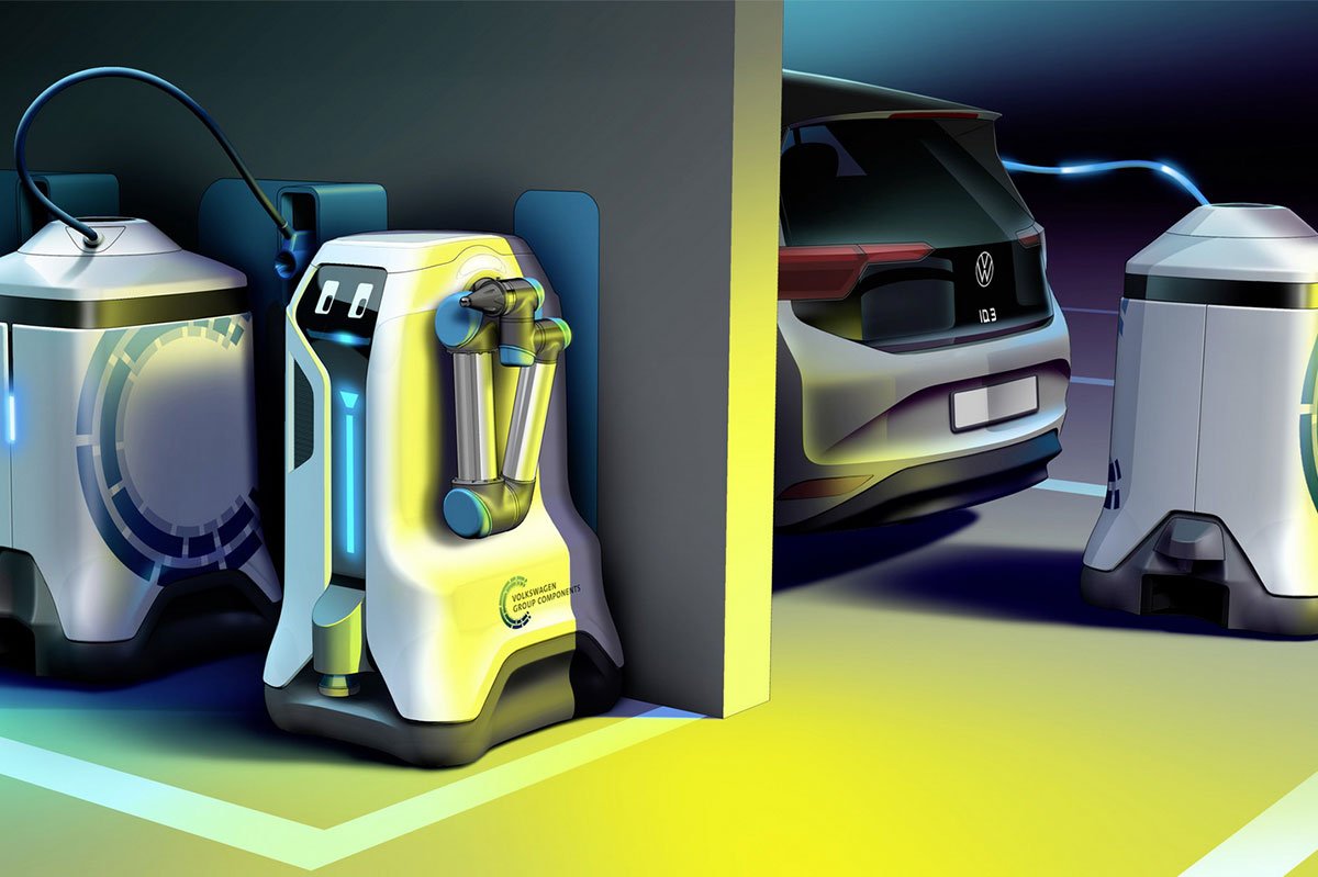 VW Mobile Charging Robot mobil listrik