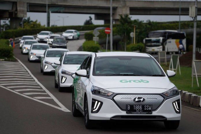 Grabcar-Electrik-Hyundai-Ioniq-Indonesia Grabcar Electrik Hyundai Ioniq Indonesia