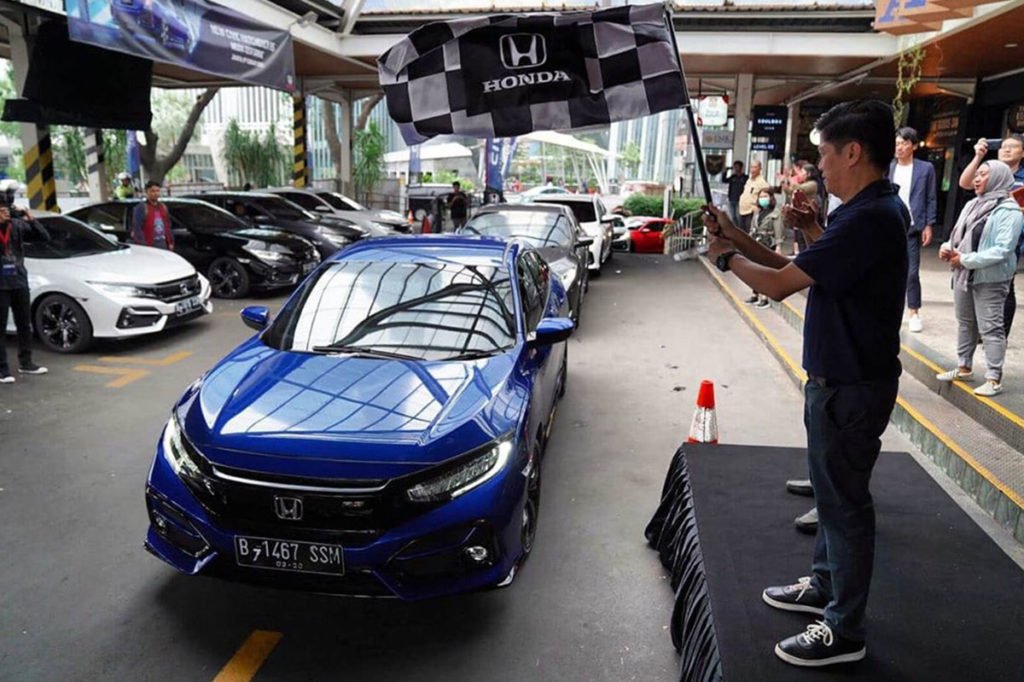 New Honda Civic Hatchback RS media test drive jakarta