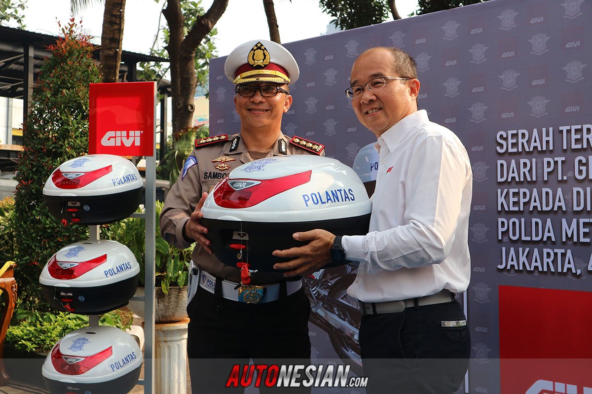 GIVI Indonesia Top Box Dirlantas Polda Metro Jaya