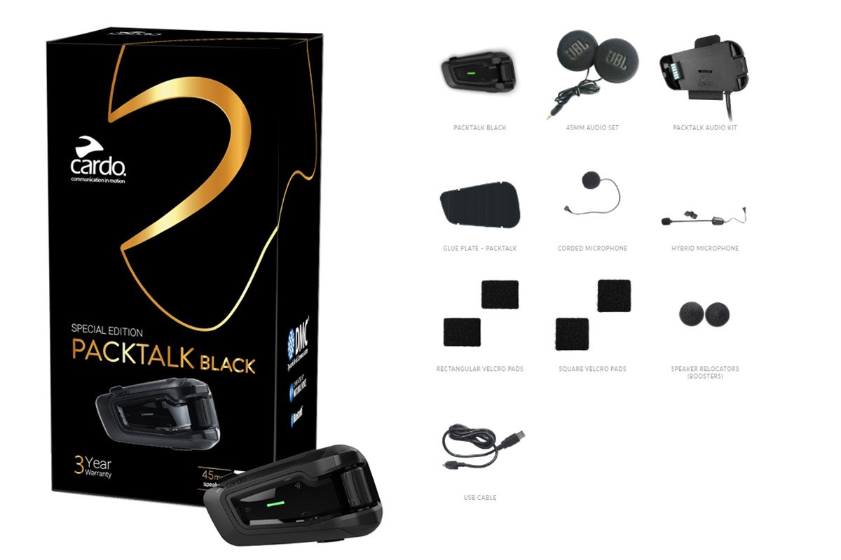Cardo System Resmi Rilis Packtalk Black Special Edition