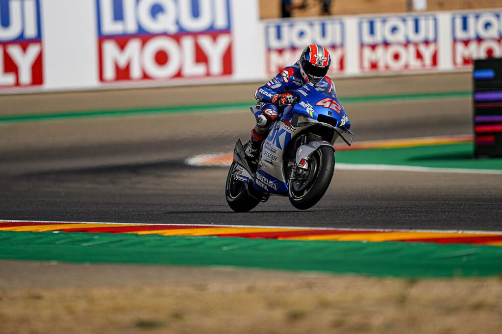 Suzuki Ecstar MotoGP alex rins di Teruel GP