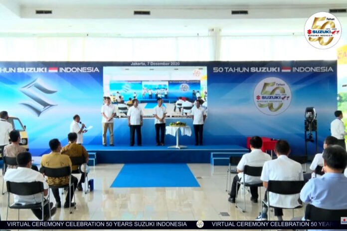 Suzuki Indonesia Perayaan 50 tahun virtual ceremony