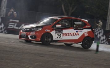 Peslalom Honda Racing Indonesia Kejurnas slalom 2021