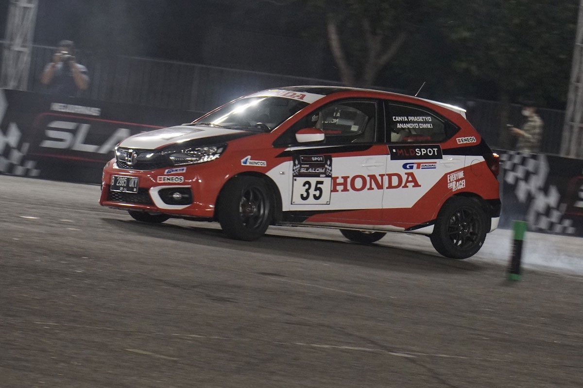 Peslalom Honda Racing Indonesia Kejurnas slalom 2021