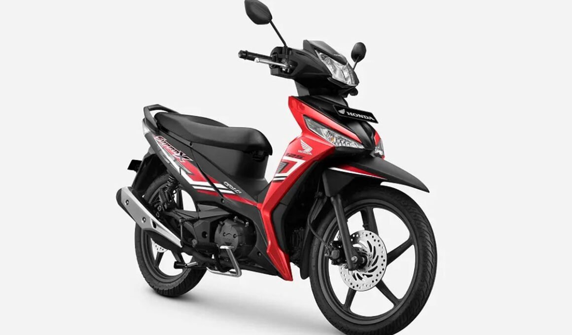 Honda Supra X 125 tipe CW Energic Red