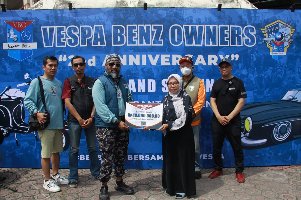 Komunitas Vespa Benz Owners 2 tahun