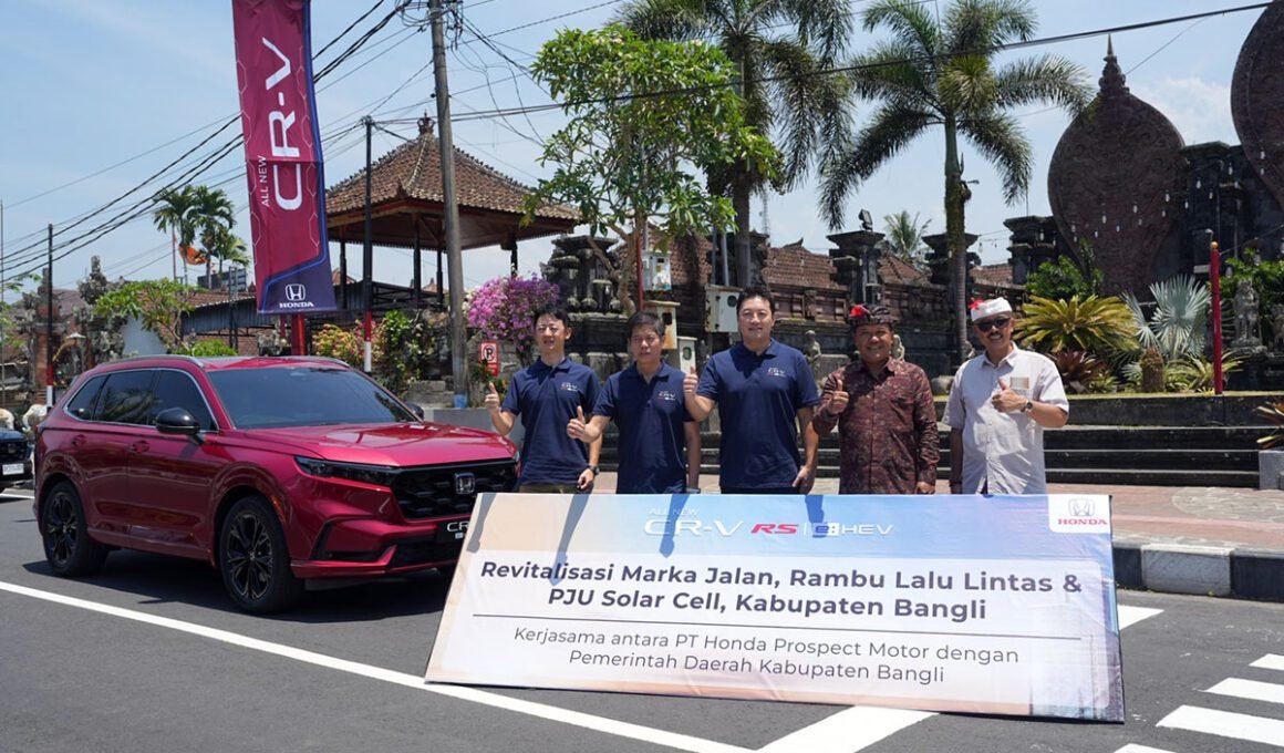 Honda Revitalisasi Marka Jalan Bali