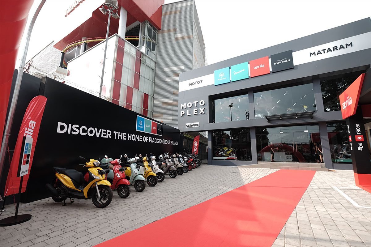 dealer Piaggio motoplex mataram lombok