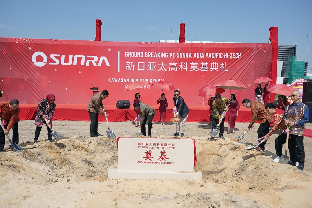 Sunra Groundbreaking pabrik motor listrik di indonesia