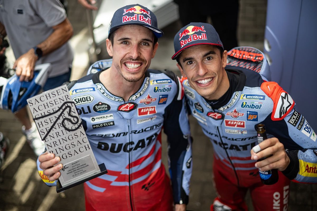 Alex Marquez marc marquez motogp Jerman 2024 federal oil