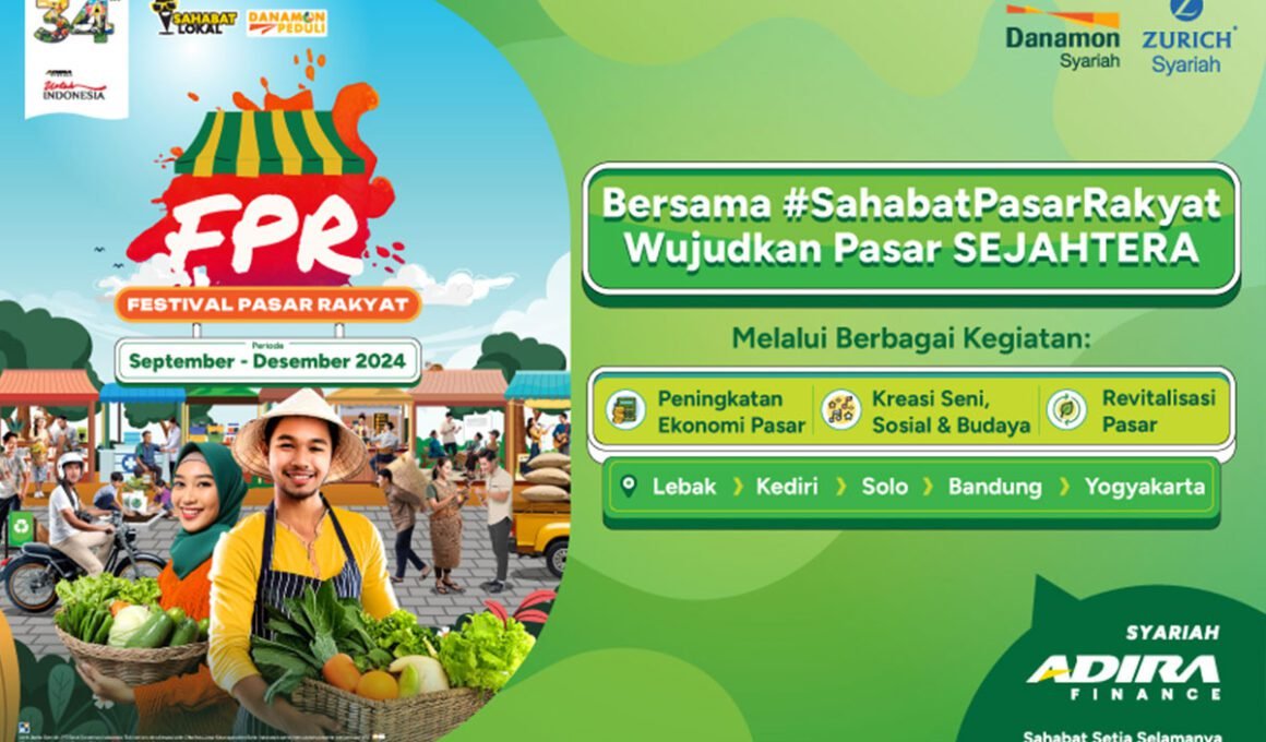 adira finance Festival Pasar Rakyat 2024 flayer