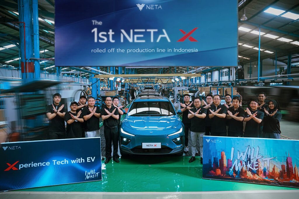 Mobil listrik neta x produksi CKD Indonesia