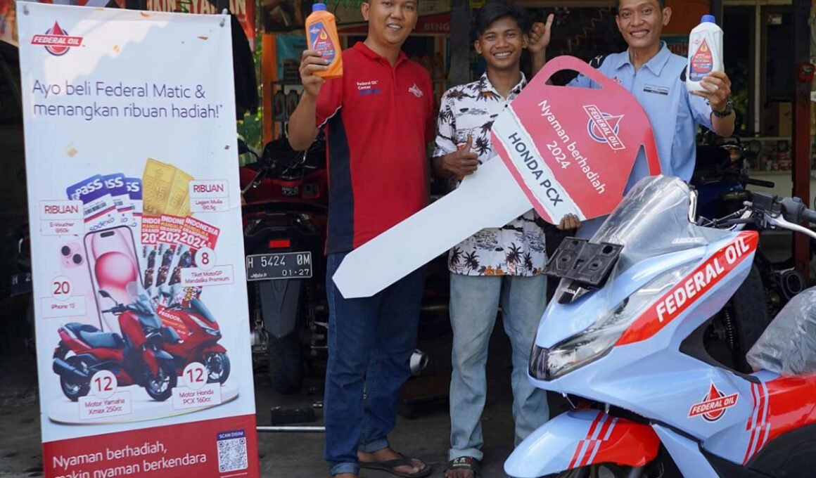 Federal oil pemenang honda PCX November 2024