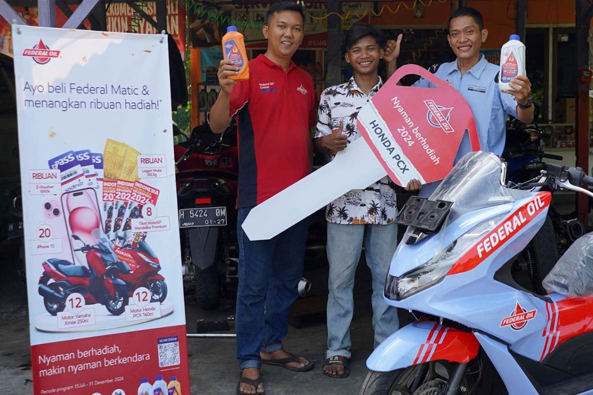 Federal oil pemenang honda PCX November 2024
