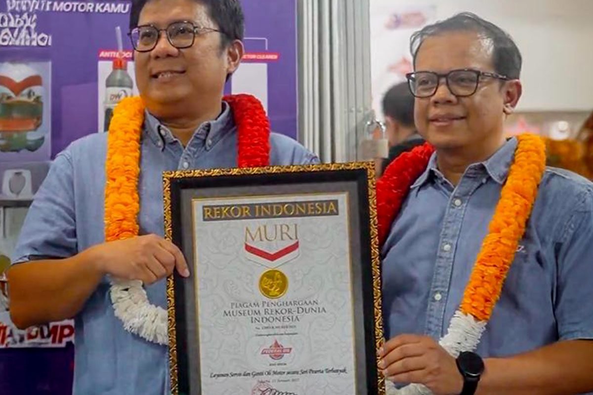 Federal oil Dewa Motor Indonesia Rekor Muri 2025