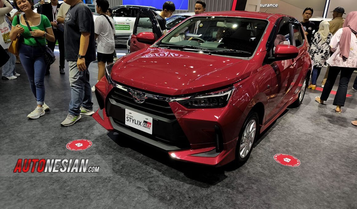 New Toyota Agya Stylix with GR Aeropackage IIMS 2025