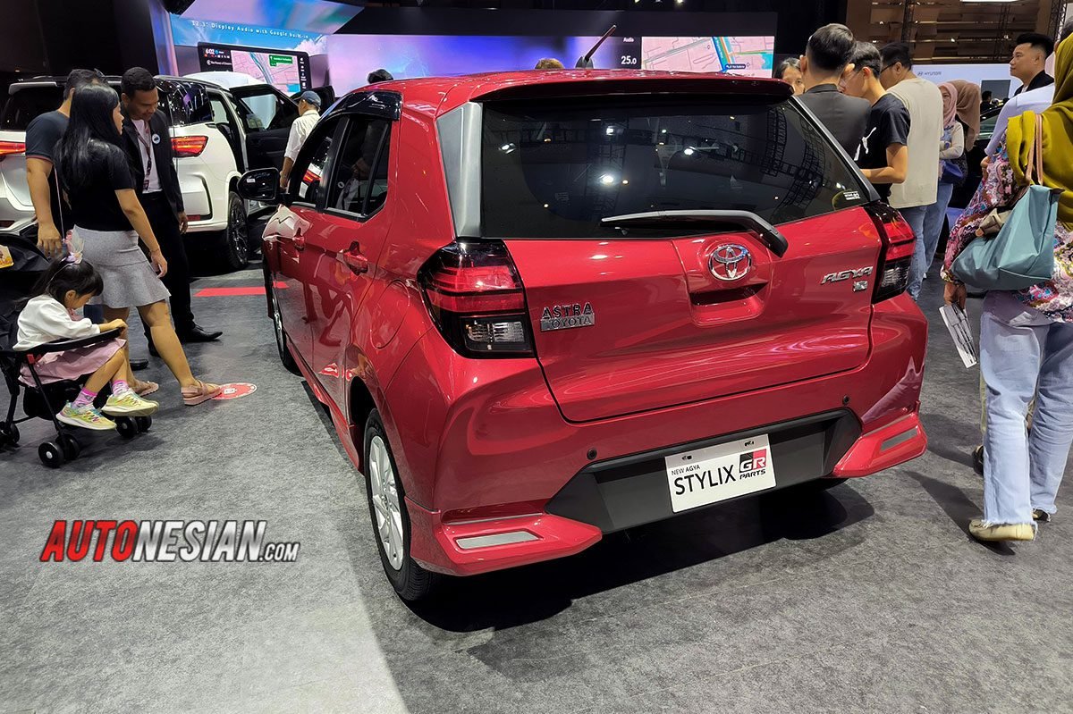 New Toyota Agya Stylix with GR Aeropackage IIMS 2025