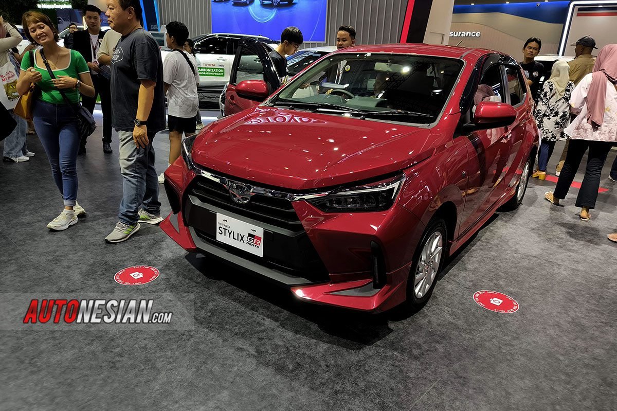 New Toyota Agya Stylix with GR Aeropackage IIMS 2025