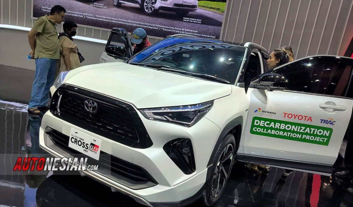 Toyota All New Yaris Cross HEV Hybrid IIMS 2025 belakang