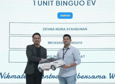 wuling BinguoEV penyerahan hadiah tentrem giias 2025