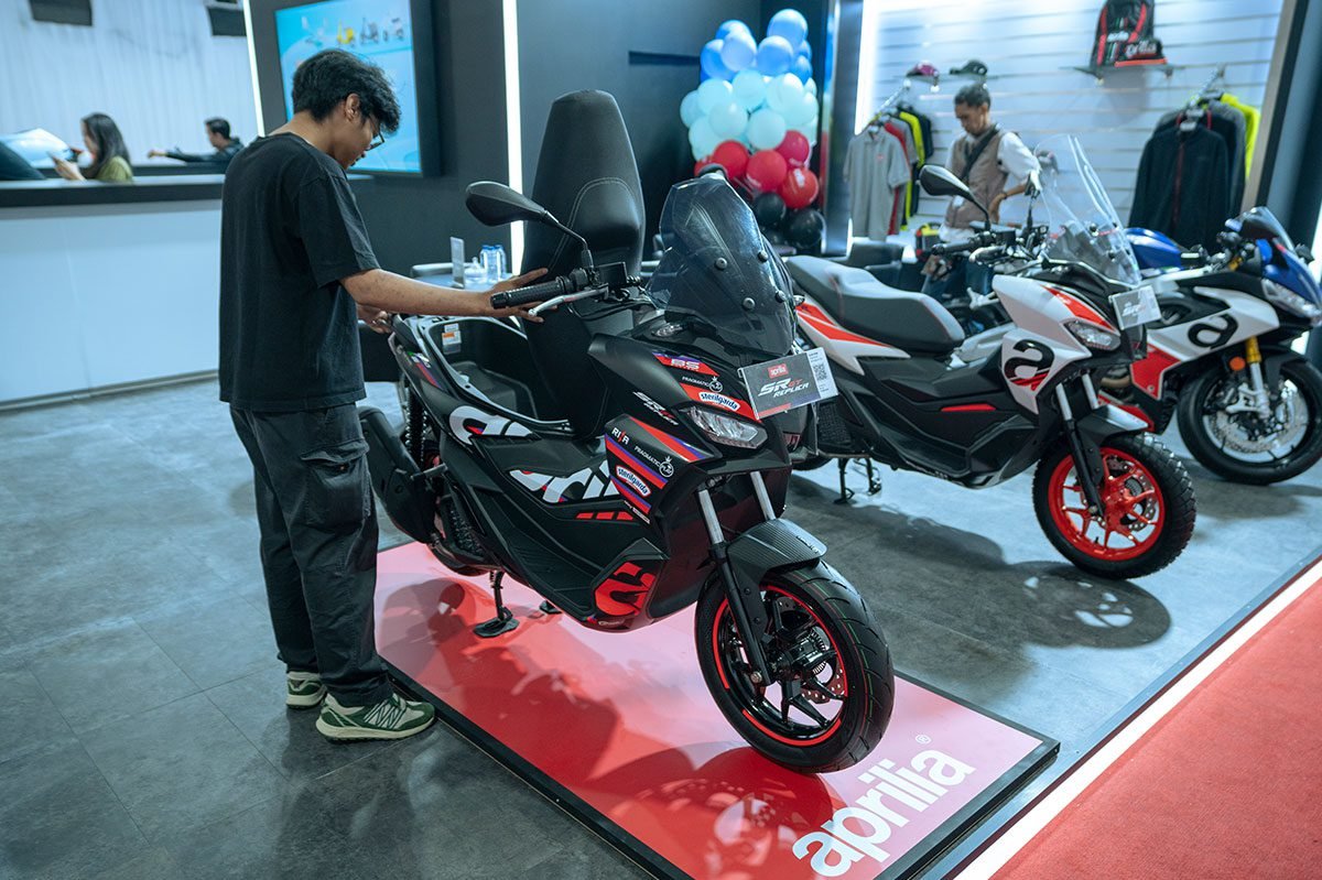 Aprilia SR GT warna baru GIIAS 2025