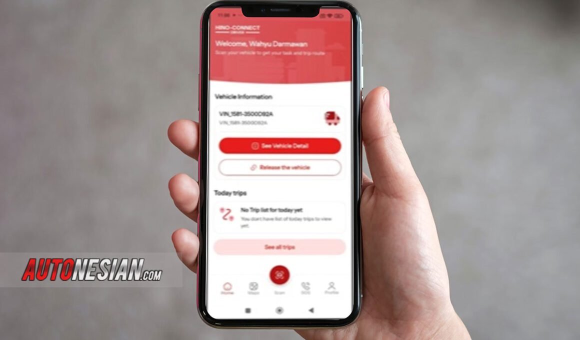 Hino Connect Driver ilustrasi